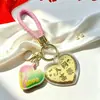 Llavero de Oro Oro Puro 999 Paz y Alegría Riqueza Extrema Belleza Extrema Cadena para Teléfono Colgante de Bolso Regalo Festival de Año Nuevo