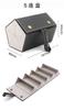Caja de Almacenamiento de Gafas Multirejilla Plegable Multicapa de Alto Valor Bolsa Colgante para Coche para Hombre y Mujer Estuche para Gafas de Sol para Miopía