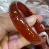 Pulseira Sino de Ágata Vermelha Estilo Chinês, Nova Pulseira de Jade Artesanal Fina Estilo Chinês para Mulheres, Pulseira de Jade do Ano de Nascimento, Presente de Dia das Mães, Tendência Chinesa