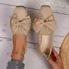 Sapatos Slip-On Cruzados Europeus e Americanos Tm Casuais Atacado Comércio Exterior Novo Laço Tamanho Grande Bico Fino Atacado Tamanho Grande