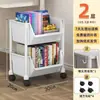 Estante Móvel para Livros, Rack de Armazenamento de Chão, Carrinho Pequeno, Rack Móvel Simples Moderno para Lanches, Rack de Armazenamento de Brinquedos para Crianças, Sala de Estar