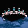 Adereço de Cabeça de Noiva Coreano Novo Vestido de Casamento Vestido de Noite Coroa de Noiva Strass Cristal Aniversário Cerimônia de Maioridade Performance Tiara
