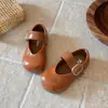 Zapatos Mary Jane Retro Franceses para Niños 2026 Primavera y Otoño Versión Coreana Zapatos Versátiles de Princesa con Suela Suave para Niñas