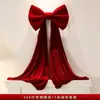 Decorações de laços oversized de veludo da moda para quartos de casamento, perfeitas para vitrines de Ano Novo Chinês, lojas e shoppings, e cenários de Dia dos Namorados