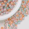 Cuentas de palomitas de maíz de vidrio agrietado de 10 mm, cuentas de vidrio pintadas, cuentas de joyería hechas a mano, accesorios de joyería antiguos de bricolaje al por mayor
