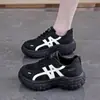 8806 Estilo Coreano INS Tênis Pai Mulher 2026 Primavera Nova Moda Versátil Estudante Corrida Tênis Casuais Tênis de Sola Grossa