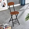Silla Plegable, Taburete Plegable, Silla de Comedor para el Hogar, Silla con Respaldo, Silla de Entrenamiento, Silla para Balcón, Silla para Dormitorio, Silla Portátil, Taburete Plegable