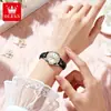 Oli Shi Marca Relógio Fábrica atacado simples quartzo pequeno relógio marrom treme relógio feminino moda ao vivo relógio feminino