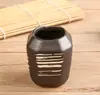 Pote de Molho de Soja Estilo Japonês Cerâmica Restaurante de Sushi Porta-Palitos Pote de Molho de Soja Frasco de Temperos Pote de Vinagre Pote de Sal Pasta de Pimenta Picante