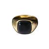 Anillo de plata esterlina para hombre malaquita simple clásico anillo de personalidad europeo y americano dominante lujo anillo retro para hombre al por mayor