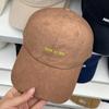 Chapéu de aba curta com bordado de letra pequena personalidade moda coreana chapéu de aba de pato homens e mulheres rosto pequeno simples casual proteção solar boné de beisebol tendência