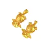 Colgante de Ángel Bebé Dorado Antiguo de Alta Retención de Color Accesorios DIY Moda Versátil Alas de Ángel Collar para Mujer Joyería
