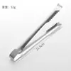Pinzas para Hielo de Acero Inoxidable 304, Pinzas Gruesas para Cubitos de Hielo KTV, Pinzas para Alimentos de Cocina, Pinzas para Toallas, Pinzas para Alimentos, Pinzas para Cubos de Azúcar
