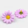 45 Peças Série Roxo Lavanda Cabeças de Flores de Rosa Artificiais DIY Grampo de Cabelo Guirlanda de Flores Arranjo Floral Arrumação de Flores Acessórios Decorativos Flores de Seda