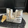 Bolsa Tote Grande Capacidade Estilo Japonês e Coreano, Bolsa Casual de Lona Lavável, Cor Cáqui Bolsa de Mão para o Dia a Dia