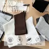 Meias femininas brancas, meias de algodão puro para outono e inverno, perfeitas com sandálias Birkenstock, meias pós-parto sem costura, meias de pelo longo, indústria de meias de Zhuji