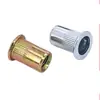 Tuerca remachable hexagonal de cabeza plana, Tapa de tornillo remache semihueco de cabeza avellanada pequeña, Tuerca remachable, Fijación de acero al carbono de alta resistencia anti-aflojamiento
