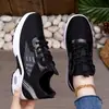 Zapatos de mujer transfronterizos, zapatos casuales nuevos para mujer, zapatillas deportivas de malla tejida, zapatos deportivos de estilo coreano talla grande, zapatos casuales para mujer