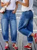 Suministro Exclusivo Transfronterizo para Amazon en Europa y América, Modelo Nuevo 2026 Jeans Scimitar Elásticos Elásticos de Cintura Elástica en Stock