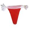 Bandera Triangular de Plástico PE Colorida Bandera Triangular Decoración de Lugar de Competición de Carreras Bandera de Tracción Bandera de Disposición de Ambiente de Actividad Colgante