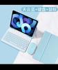 Funda Protectora para Tablet 2025Ipad A16 Air 11 pulgadas Teclado Bluetooth Desmontable Ranura para Lápiz 10ª Generación Funda de Cuero