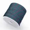 Pulseira de Sobrevivência Paracord de 7 Fios para Caminhada e Acampamento ao Ar Livre Corda Trançada Rolo de 50,1m