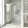 Comércio Exterior Transfronteiriço Box de Banho Vidro de Separação Seca e Molhada Banheiro Porta Dupla Deslizante Tela de Chuveiro Linha Reta Liga de Alumínio