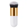 Venda Direta da Fábrica Pincel de Maquiagem Little Fat Dun Único Portátil para Base Cabo de Plástico Pincel para BB Cream Pincel para Pó Solto em Estoque