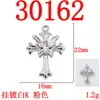 Pingente de Joia Retro de Liga de Cruz Personalizado Colorfast Galvanizado DIY Colar Roupas Materiais Artesanais Em Estoque Atacado