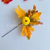 Produtos Novos Transfronteiriços Ramos de Flores Decorativas para o Dia de Ação de Graças, Decorações para o Festival da Colheita de Outono, Abóboras, Folhas de Bordo, Galhos Curtos para o Halloween