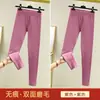 Leggings Térmicos de Felpa Sin Costuras para Mujer Otoño e Invierno Doble Cara de Felpa Pantalones Largos Pantalones Térmicos para Mujer