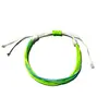 Pulseras de Colores Graduados para Pareja y Amistad, Mezcla y Combina, Superventas Transfronterizos, Pulseras Trenzadas de Hilo de Cera Impermeable de Taiwán