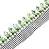 Renda de Strass Transfronteiriça Strass de 5mm Strass 7x15 Marquise Fio de Renda de Vidro Strass de Garra para Bolsas, Vestidos, Acessórios, Chapéus e Acessórios de Joalheria