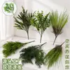 Manos de plantas verdes artificiales para proyectos de decoración suave de habitaciones modelo de casa de huéspedes y hotel, decoración de pared de fondo, césped artificial al por mayor