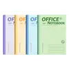 Cuaderno Kaba Bear 32K Tapa Blanda Cuaderno de Negocios Sencillo Cuaderno Rayado para Estudiantes Cuaderno de Diario de Reuniones de Oficina