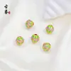 Estilo Chino Tradicional Esmalte Cloisonné Gota de Aceite Cuentas Redondas de 8 mm Cuentas Espaciadoras Accesorios para Pulseras Hechas a Mano DIY Materiales