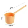 Pá para água concha para água colher para banho de bebê infantil colher de plástico com cabo longo pá para água de cozinha pá de água espessa para regar flores horta