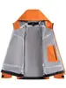 Jaquetas Masculinas e Femininas à Prova de Vento e Impermeáveis para Uso Externo, Jaquetas Hardshell Versáteis de Cor Sólida com Alto Nível de Impermeabilidade de 8000mm