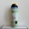 Bestseller transfronterizo, vaso Owala de aspecto elegante con pajilla, botella de agua deportiva portátil de acero inoxidable de gran capacidad con doble boquilla y asa