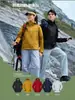 Chaqueta softshell tres-en-uno personalizada, ropa de trabajo con capucha, chaqueta de trabajo para actividades en equipo con forro polar y estampado de logotipo