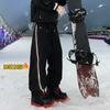Pantalones de Nieve Populares para Alquiler en Estación de Esquí para Invierno, para Snowboard Individual y Doble, Engrosados, Triple Protección, Corte Holgado, Pantalones de Esquí Jogger para Pareja para Hombres
