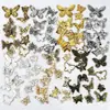 Accesorios de bricolaje de aleación de zinc, 12 colgantes de mariposa multicolor, collar, pulsera, pendientes, accesorios de joyería al por mayor