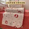 2026 Nuevo Estilo Algodón Esponjoso Hilo de Algodón Punto Triangular Colcha de Verano Colcha Refrigerante de Verano Colcha de Aire Acondicionado Juego de Cuatro Piezas