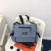 Ruiying Estilo Harajuku Ins Bolso de Color Sólido Bolso Cruzado para Mujer Nuevo Simple Estudiante Universitario Clase Mochila Escolar Bolso de Hombro