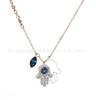 Shi Jia Pair Edition Devil's Eye Necklace Swarow Smart Swan Batendo Coração Clavícula Cadeia Pingente de Cabelo Feminino