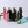 Venta al por mayor de Acero Inoxidable 304 Resistente a Altas Temperaturas Anticaídas Gran Capacidad Tetera Termo Portátil para Exteriores Hervidor de Agua Caliente Doble Capa al Vacío