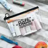 Bolsas de cremallera de PVC de colores personalizadas, bolsas de almacenamiento impermeables, bolsas gruesas para papelería hechas a medida, estuches transparentes para lápices, bolsas pequeñas para documentos