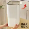 Cubo de basura de pared para cocina sin tapa, no necesita agacharse, adecuado para baño, inodoro y uso doméstico, se puede colgar en la pared