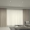 Lâmpada de teto LED holofote de foco direcionável com três cabeças, luminária de teto embutida doméstica anti-reflexo, downlight sem luz principal, luminária com grade de iluminação