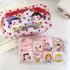 Bolsa de Maquillaje de Dibujos Animados Coreana Ins Impermeable Rosa Charlie Bolsa de Almacenamiento Viaje Portátil Bolsa de Aseo Almacenamiento Grande